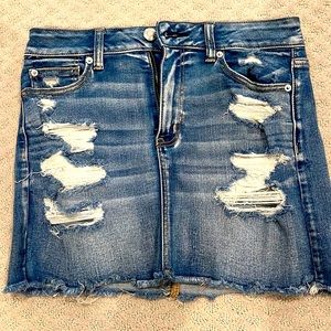 American Eagle next level stretch denim mini, size 10